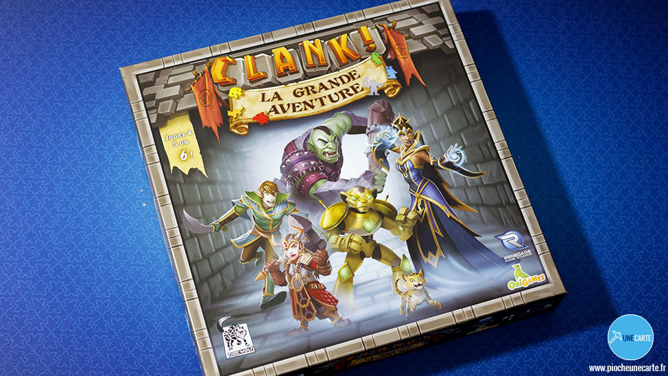 Test de l’extension La Grande Aventure pour Clank!