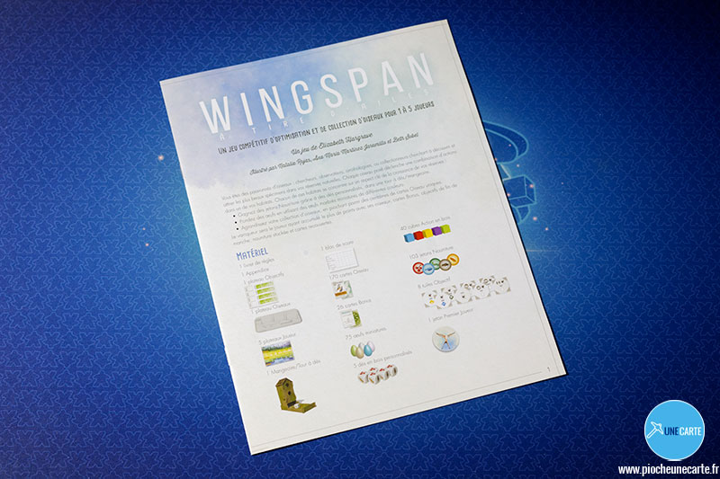Wingspan - A tire d'ailes - Matagot - 19